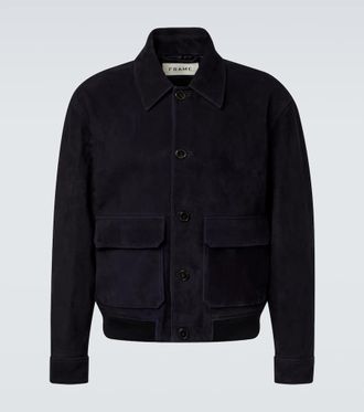 Frame Denim Suede blouson jacket