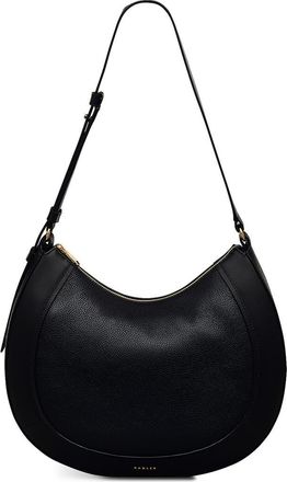 Radley London Merchant Hall Large Leather Crescent Shoulder Bag in Black at Nordstrom Rack