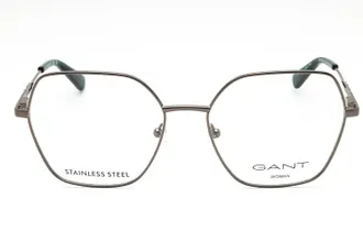 GANT GA4154 Oversized Metal Frame Eyeglasses - Silver