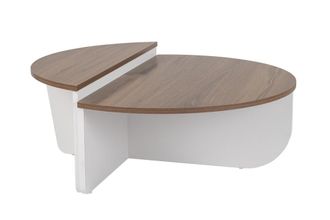 Habitat & Jardin Mesa de centro marr&oacute;n 90 x 60 x 30 cm