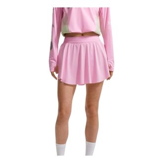 Nike (WMNS) Nike Swift Dri-Fit Running Skort Pink Rise Black llusion Green IM7545-654