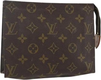 Louis Vuitton Pre-owned Clutches, female, Brown, Size: ONE SIZE Pre-owned Canvas Clutch
