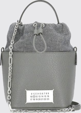 Maison Margiela Borsa a secchiello 5AC Mini Maison Margiela in pelle a grana