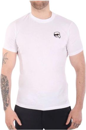 Karl Lagerfeld T-shirt - Heren - T-shirts - Wit - XL - Katoen - Tops