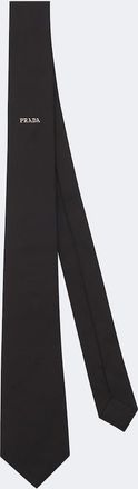 Prada Corbata de seda con logo