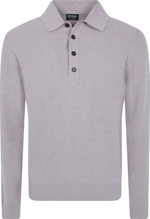 Ermenegildo Zegna Polo Neck Sweater Z Lux Leisurewear