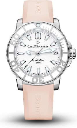 Bucherer Patravi ScubaTec Automatic White Dial Watch 00.10634.23.23.04