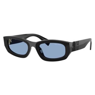 Miu Miu Sunglasses, unisex, Black, Size: 53 MM Rectangular Sunglasses
