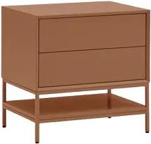 Teulat Design Beistell- und Nachttisch Platt 55 x 55 cm - Clay