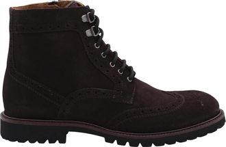Catwalk Stijlvolle Myrina Enkellaarzen - Heren - Veterlaarzen - Bruin - 45 EU - Schoenen