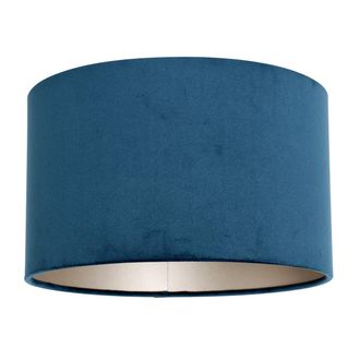 Steinhauer Pantalla De L&aacute;mpara - Shade - Azul - Velours Tejido - Steinhauer