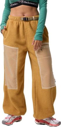 Backcountry Wander Pile-Fleece Pant - Womens in Bistre Combo at Nordstrom, Size X-Large
