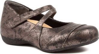Ziera Womens Xray W Mary Jane Shoes In Pewter Metal Leather