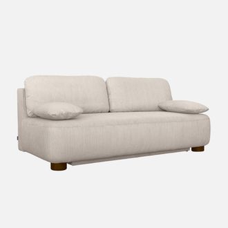 Sweeek Sof&aacute; Cama De Terciopelo De Pana, 3 Plazas