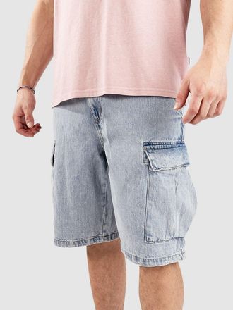 Empyre Sk8 Cargo Denim Shorts pastel blue