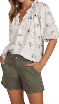 Dylan Peyton Mid Rise Short In Olive