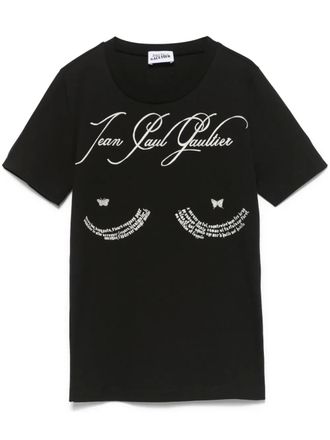 Jean Paul Gaultier Tattoo T-shirt - women - Cotton - S - Black