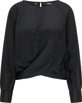 Usha Slip-on blouse Dames zwart