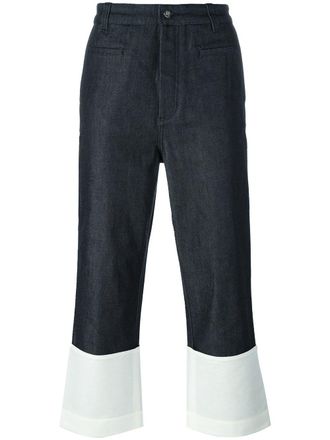 Loewe cropped jeans - Blu
