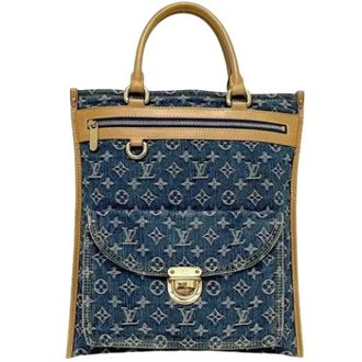 Louis Vuitton Pre-owned Tote Bags, female, Blue, Size: ONE SIZE Pre-owned Vintage Tote bag