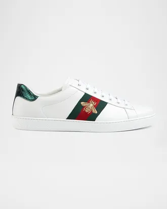 Gucci Men & apos;s New Ace Embroidered Low-Top Sneakers