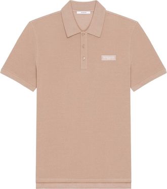 Givenchy BRANDED PIQUET POLO Size: XXL, colour: BEIGE