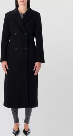 The Garment wool-blend long double-breasted coat