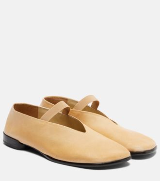 Christophe Lemaire Glove leather ballet flats