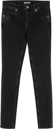 Just Cavalli Broek - Dames - Slim Fit Jeans - Zwart - W25 - Denim - Jeans