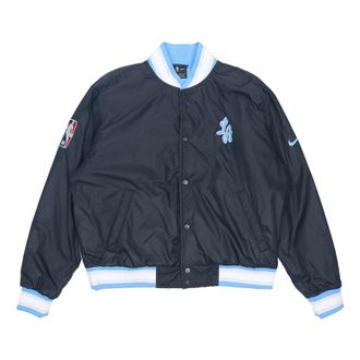 Nike NBA Courtside Los Angeles Lakers Woven Casual Sports baseball uniform Jacket Black CN1441-010