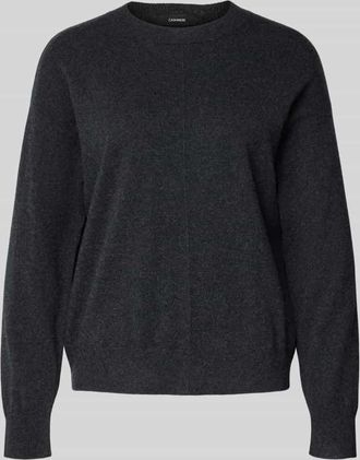 HUGO BOSS Relaxed Fit Strickpullover aus reinem Kaschmir Modell FASCONA in Black, Größe XXL
