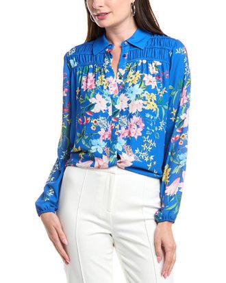 T Tahari Button-Down Blouse