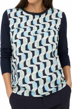 Brax Clara Top In Navy