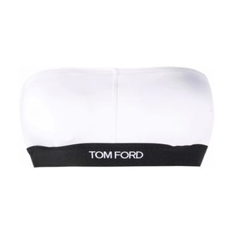 Tom Ford Luxury White Underwear - female - Tom Ford - Sleeveless Tops - White - XS - Tops