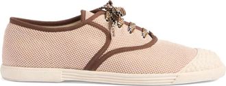 Valentino Garavani New Low Lace Sneakers - Heren - Sneakers - Beige - 41 1/2 EU - Schoenen