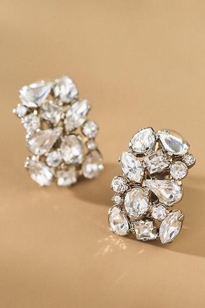 Shashi Crystal Clip-On Earrings