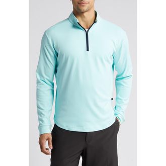 Swannies Emery Quarter Zip Golf Pullover in Aqua at Nordstrom Rack, Size Xx-Large
