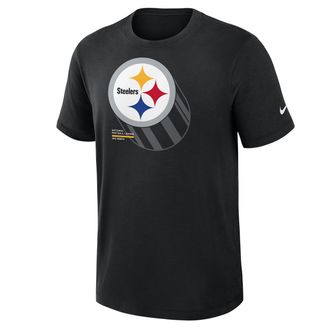 Nike Pittsburgh Steelers Slub Nike Mens Dri-FIT NFL T-Shirt in Black | 034900A7L-3TJ
