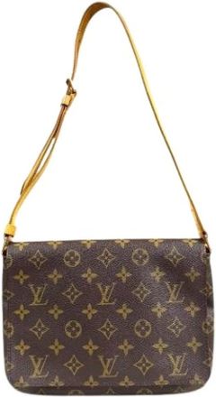 Louis Vuitton Pre-owned Shoulder Bags, female, Brown, Size: ONE SIZE Pre-owned Vintage Canvas Shoulder Bag