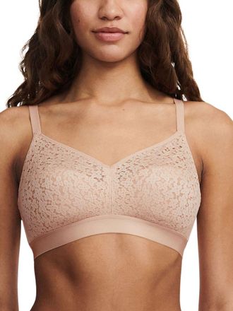 Chantelle Womens Easy Feel Norah Wirefree Support Bra - Beige polyamide - Size 40FF
