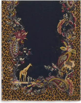 Etro Accessoires, Dames, Veelkleurig, ONE Size, Kasjmier, Modal en kasjmier sjaal