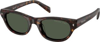 Prada PR C08SF Asian Fit Polarized 17N90V Womens Sunglasses Tortoiseshell Size 52