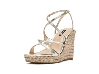 Nine West Adriane Womens Dress Sandals Gold : 5.5 M, Synthetic