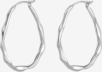 Dower & Hall Large Oval Waterfall Hoops in Sterling Silver at Nordstrom