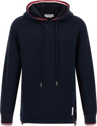Thom Browne Heren, Sweatshirts & Hoodies, Blauw, Maat: L