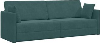 vidaXL Vidaxl - Floor Sofa Bed Dark green 213 x 76 x 77 cm Velvet