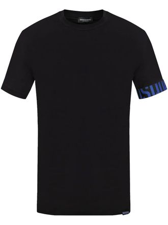 Dsquared2 logo-detail short-sleeve T-shirt - men - Cotton - M - Black