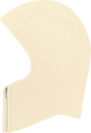AMBUSH ribbed-knit balaclava - men - Virgin Wool - One Size - Neutrals