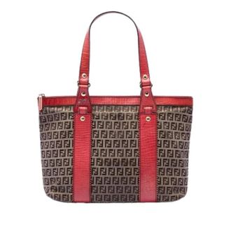 Fendi Pre-owned Tote Bags, female, Multicolor, Size: ONE SIZE Pre-owned Canvas Tote Bag