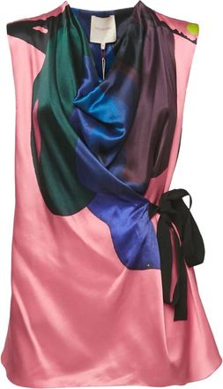 Roksanda Ilincic Top con nodo - Rosa